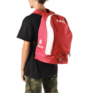 Ранец ZEUS Zaino Ulysse 33x30x52 cm Rosso/Bianco