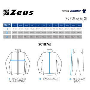 Тренерка ZEUS Tuta Easy Nero/Blue Marine - Img 5