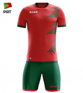 Детски комплет дрес ZEUS Kit Mundial PRT Rosso/Verde