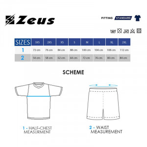 Детски комплет дрес ZEUS Kit Omega Aqua/Blu - Img 2