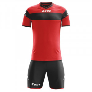 Детски фудбалски дрес ZEUS Kit Apollo Rosso/Nero