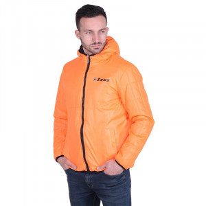 Машка јакна со две лица ZEUS Reversible Giubbotto Apollo Nero/Arancio - Img 3