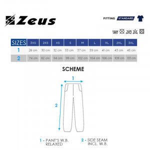 Детски долен дел тренерки ZEUS Pantalone Enea Nero/Dark Grey - Img 5