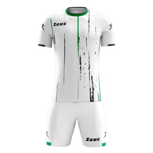 Детски комплет дрес ZEUS Kit Bolt White Verde/Nero