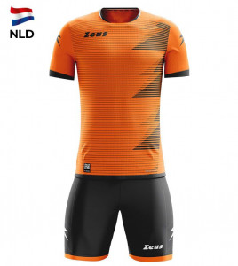 Комплет дрес ZEUS Kit Mundial NLD Arancio fluo/Nero