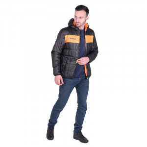 Машка јакна со две лица ZEUS Reversible Giubbotto Apollo Nero/Arancio - Img 4