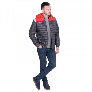 Машка јакна ZEUS Giubbotto Vesuvio Dark Grey/Tang Red - Img 3