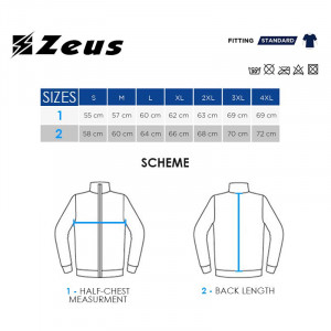 Машки дуксер ZEUS Giacca Relax Monolith Blu - Img 5
