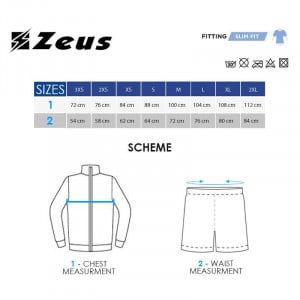 Детски футбалски комплет дрес ZEUS Kit Pitagora Blu/Rosso