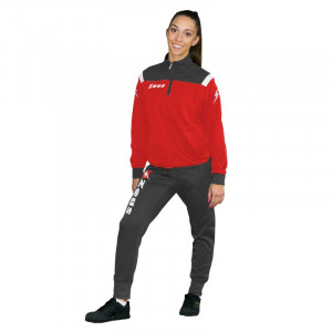 Женска тренерка ZEUS Tuta Training Vesuvio Rosso/Dark Grey - Img 2