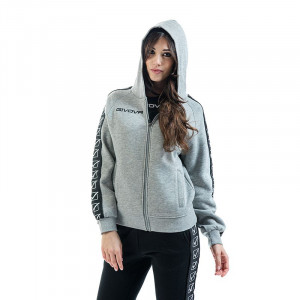 Женски дуксер GIVOVA Felpa Full Zip Band 0043