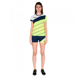 Женски комплет дрес ZEUS Kit Lybra Donna Giallo Fluo/Blu - Img 3
