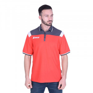 Машка маичка ZEUS Polo Vesuvio Rosso/Dark Grey