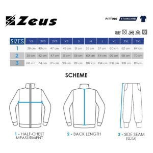 Машка тренерка ZEUS Tuta Rodi Royal/Blu - Img 5