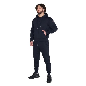 Машки дуксер ZEUS Felpa Ultra C/Zip Blu - Img 4