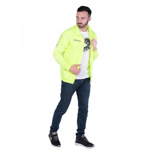 Машки дуксер ZEUS Giacca Enea Giallo fluo - Img 3