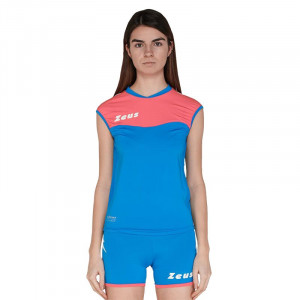Одбојкарскиот тим ZEUS Kit Volley Sara Slim Fit Light Royal/Pink fluo