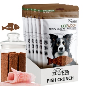 Crispy Bars mit Bierhefe | 6 x 125g | Belohnung für den Hund