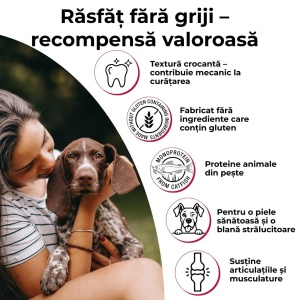 PETEFCO | POWER STRIPS | 80% Fish | 6x100g | recompensa pentru caini - Img 4