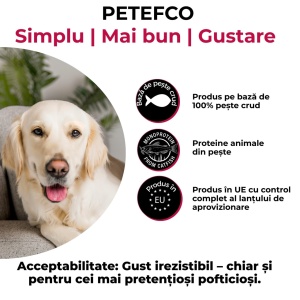 PETEFCO | POWER STRIPS | 80% Fish | 100g | recompensa pentru caini - Img 6