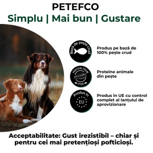 PETEFCO | ACTIVE STRIPS | 80% Fish | 100g | recompensa pentru caini - Img 6