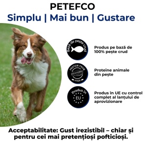 PETEFCO | VITAL BITES | 80% Fish | 6x100g | recompensa pentru caini - Img 4