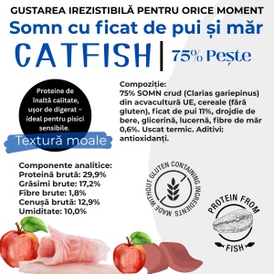 CATFISH | Somn cu ficat de pui si mar | 100g | 75% PEȘTE - Img 2