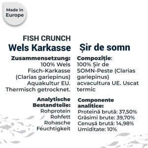 FISH CRUNCH | WELS KARKASSE | 100g | Belohnung für den Hund - Img 3