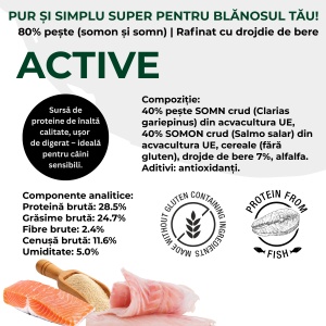 PETEFCO | ACTIVE BITES | 80% Fish | 3x100g | recompensa pentru caini - Img 2
