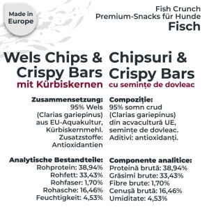 Crispy Bars mit Kürbiskernen | 125g | Belohnung für den Hund - Img 4