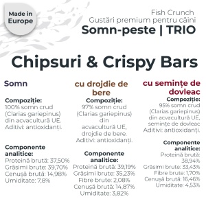 Crispy Bars vom Wels - TRIO | Pur, Kürbiskerne &  Bierhefe | 6x125g | Belohnung für den Hund - Img 6