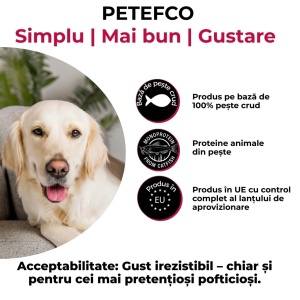 PETEFCO | POWER STRIPS | 80% Fish | 6x100g | recompensa pentru caini - Img 6