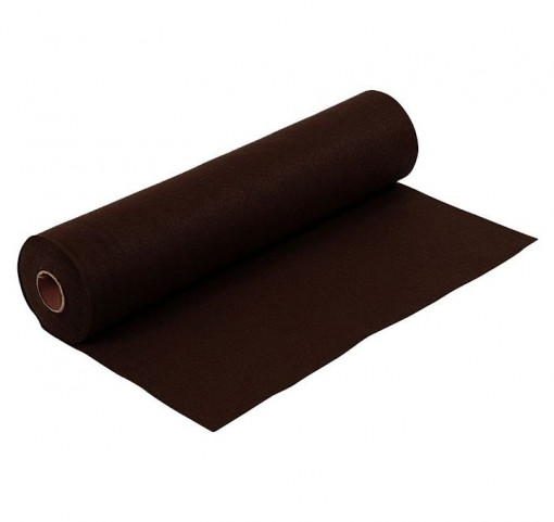 Fetru la metru 1mm grosime (42cm latime) - Maro inchis
