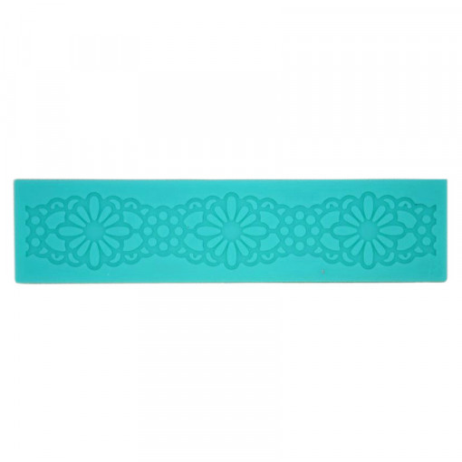 Forma de turnat / modelat din silicon DIY - margarete, 21 x 5 cm