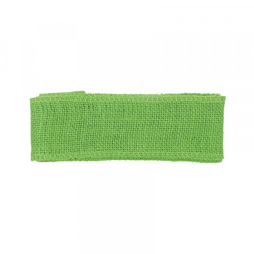 Rola de iuta verde, 6 cm x 2 m