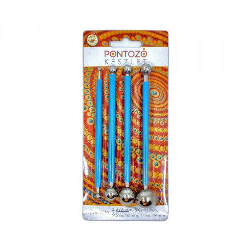 Set 4 unelte pentru embosat, punctat DIY