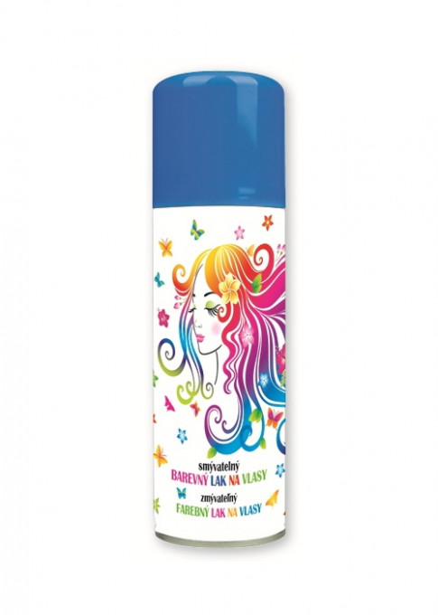 Spray colorant de par pentru petreceri 125ml - Albastru