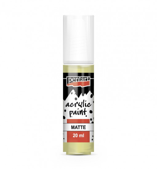 Vopsea acrilica mata Pentart 20 ml - Galben vintage