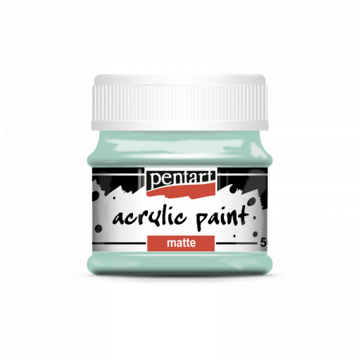 Vopsea acrilica mata Pentart 50 ml - Menta