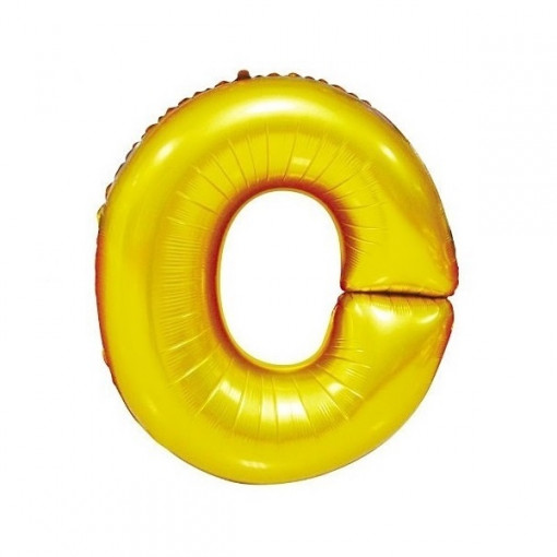 Baloane folie 32" (67cm) auriu litera O