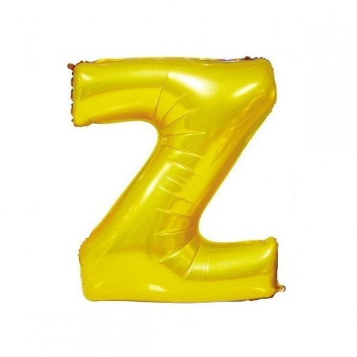 Baloane folie 32" (67cm) auriu litera Z