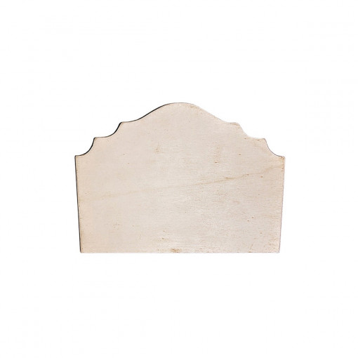 Blank lemn forma panou usa, 29 x 21 cm