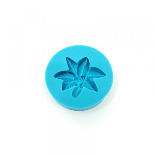Forma de turnat din silicon DIY - floare de crin, 5.2 x 1.4 cm