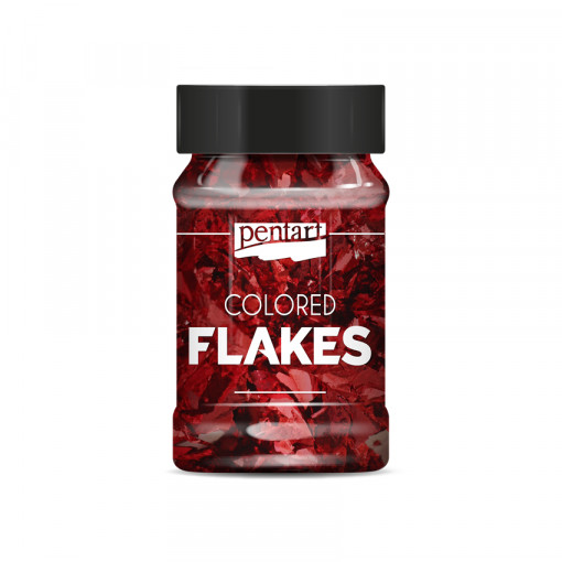 Fulgi de folie colorata 100 ml (1 g) - Rosu