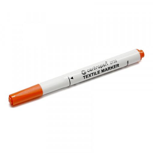 Marker pentru textile Centropen - Portocaliu