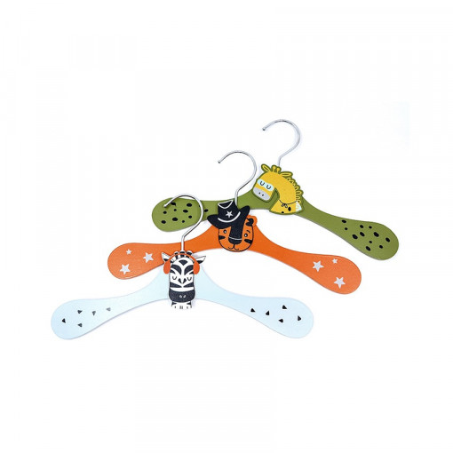 Set 3 umerase decorate pentru haine copii, 28 cm