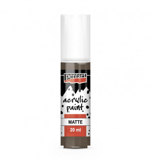 Vopsea acrilica mata Pentart 20 ml - Maro pamant
