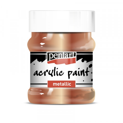 Vopsea acrilica metalizata Pentart 230 ml - Cupru antic