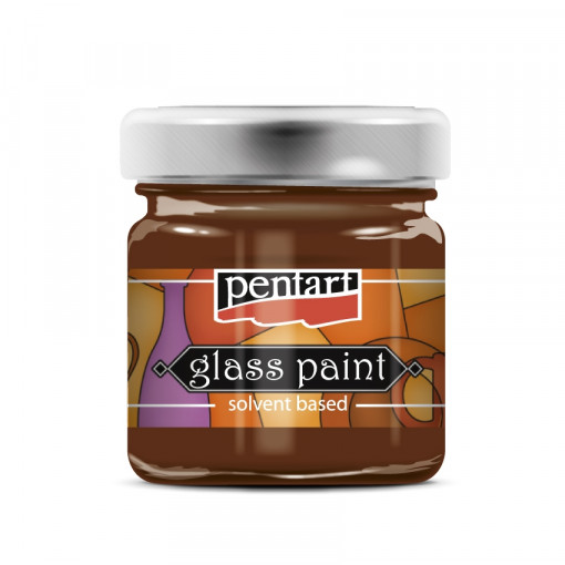 Vopsea de sticla metalizata Pentart 30 ml - Bronz