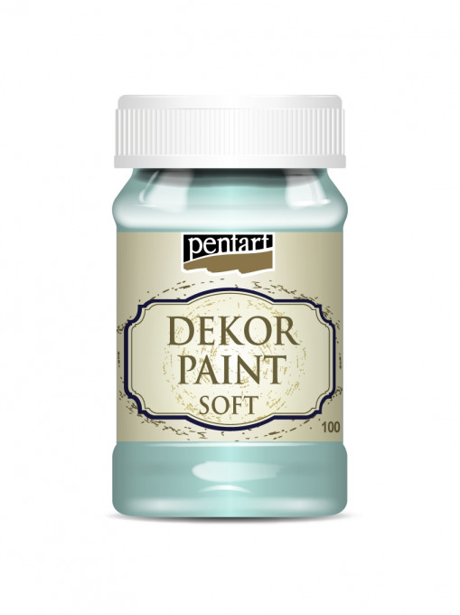 Vopsea decorativa soft Pentart 100ml - Verde patina